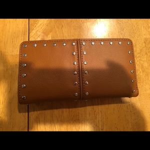 Michael Kors Brown and silver wallet